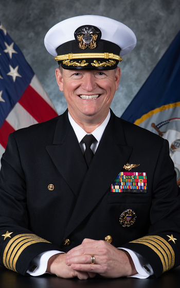 Snowden in an official Navy photo.