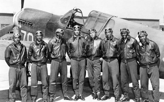 The Tuskegee Airmen, known as the “Red Tails” were America’s first Black military flyers. They took to the skies in P-47 Thunderbolt, P-51 Mustang and other fighter aircraft to escort bombers on dangerous missions over Germany in World War II. 