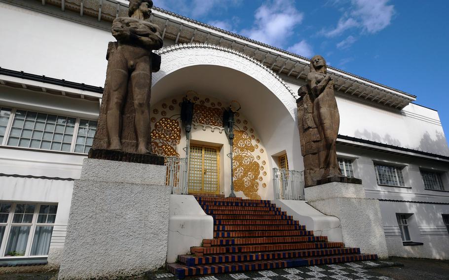 Art Nouveau building in Darmstadt, Germany that houses a museum.