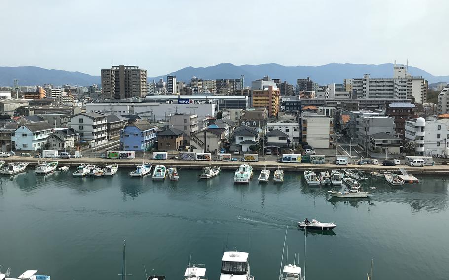 The view of Fukuoka in Japan.