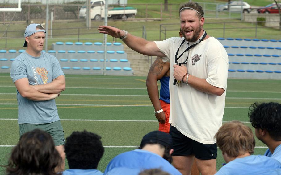 Tyler Greve, who played college football at Arkansas State, enters his first season as Osan's coach.