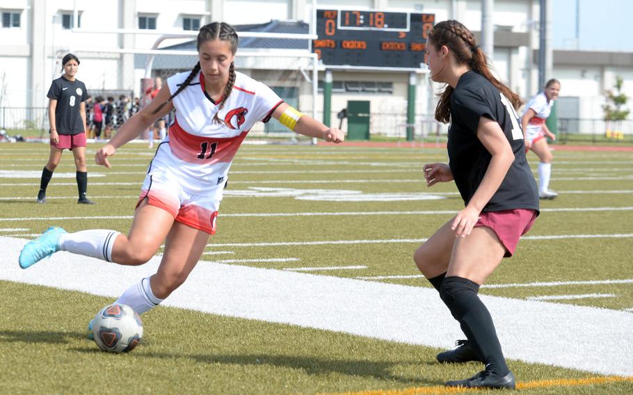 E.J. King senior Maliwan Schinker helped the Cobras to runner-up finishes in Far East Division II volleyball and soccer and to the team's first D-II girls basketball title since 1997. Schinker led the Pacific with 57 goals in soccer this season.