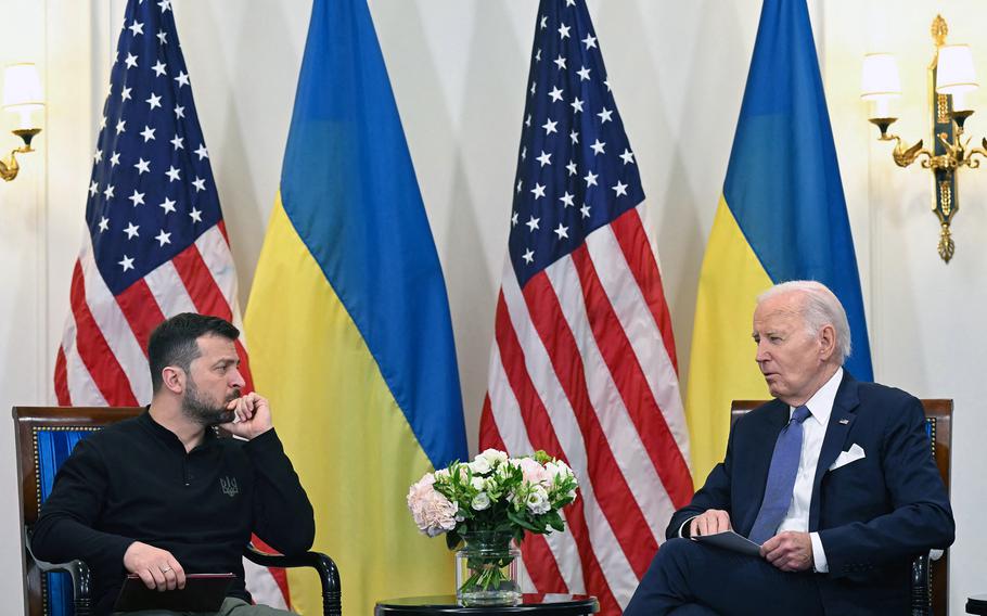 U.S. and Ukrainian presidents