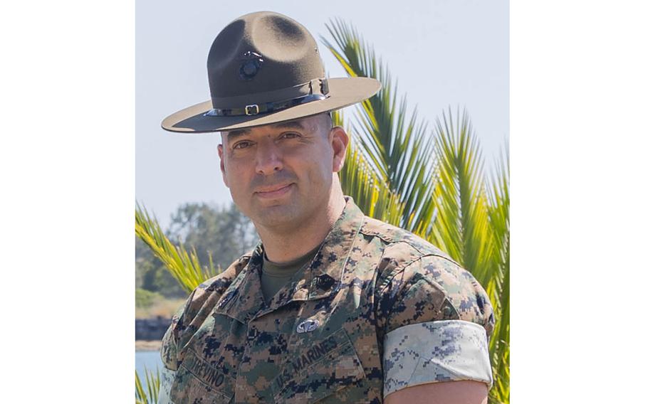 A photo of Marine Sgt. Maj. Gerardo Trevino