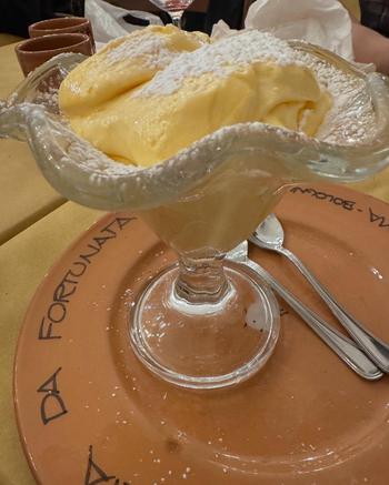 Zabaglione dessert