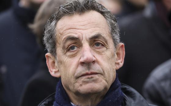 French former president Nicolas Sarkozy