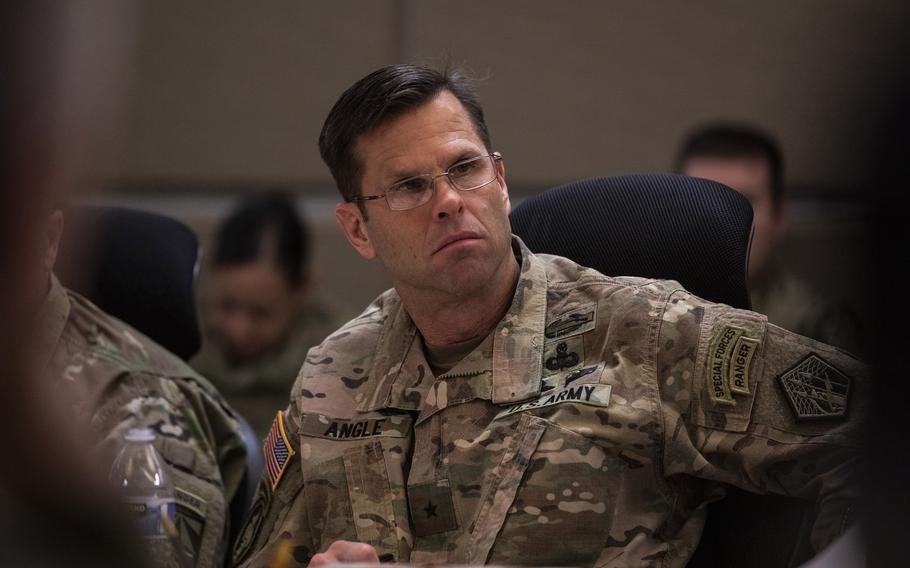 Then-Brig. Gen. Richard E. Angle in 2019