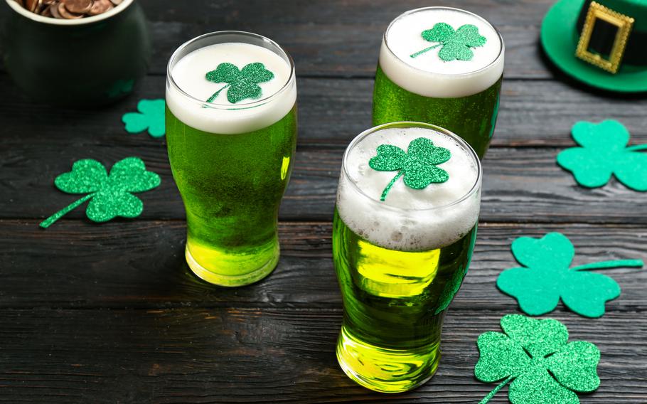 Beware the green beer on St. Patrick’s Day.