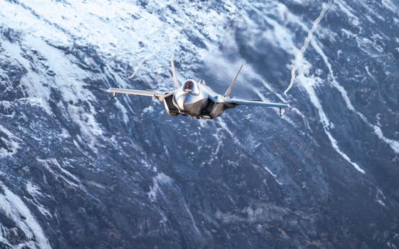 A Norwegian F-35 is shown.