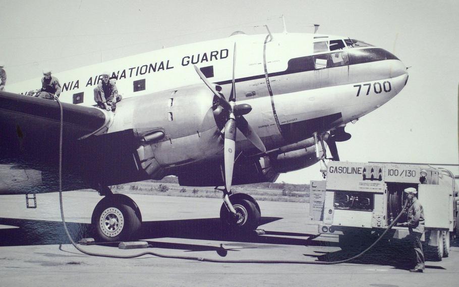 An undated photo of an aircraft from the Pennsylvania National Guard’s 103rd Attack Squadron. The squadron, part of the 111th Attack Wing, celebrates its 100th birthday on June 27, 2024. 
