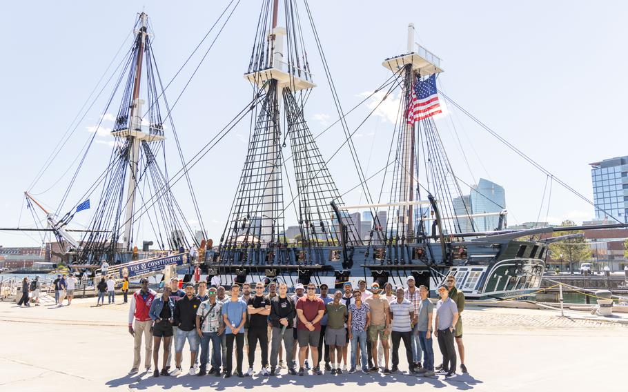 Students and faculty of 72nd International Maritime Officer Course