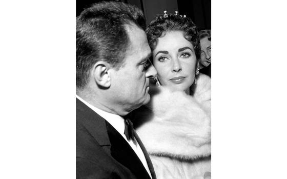 Cannes France May 1957 Actress Elizabeth Taylor And Her Husband Producer Mike Todd Arrive