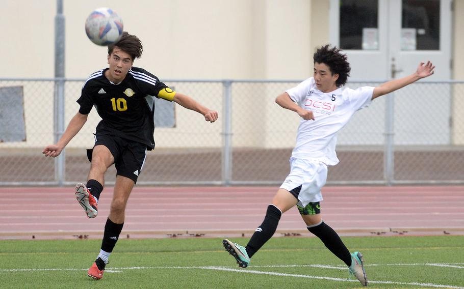 Kadena senior and captain Tyler Smith led the Panthers in goals the last two years, helped Kadena to 36 wins and capping it, the 2024 Far East Division I tournament title.