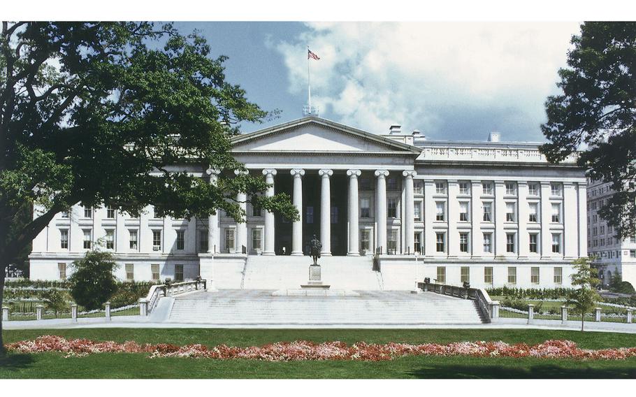 The U.S. Treasury in Washington, D.C.
