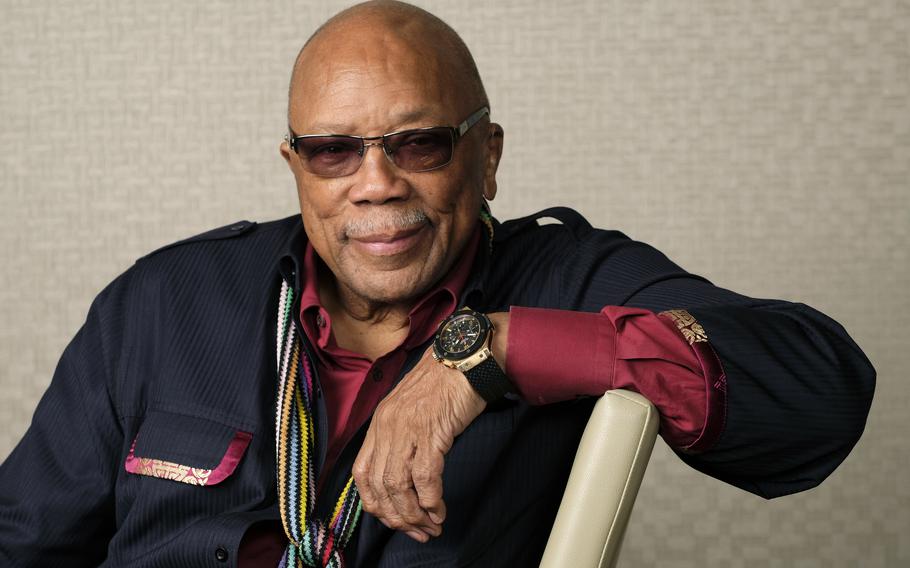 Quincy Jones poses for a portrait.