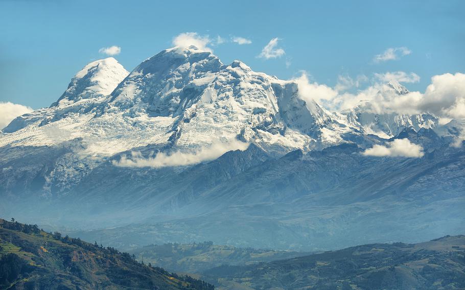 Peru’s Huascaran peak. 