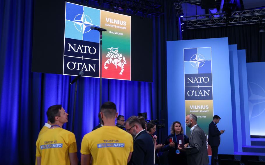 NATO leaders will meet in Vilnius, Lithuania, this week for an annual summit.