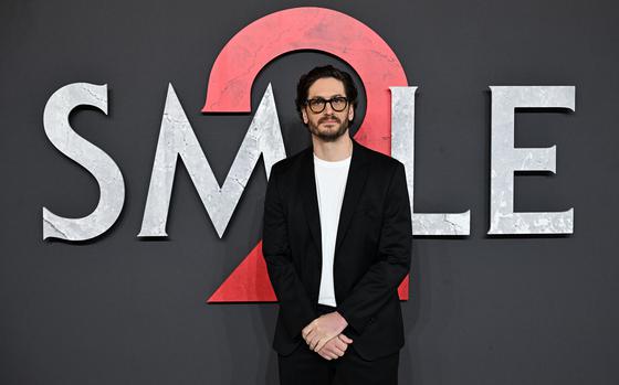 Director Parker Finn attends a special screening of his “Smile 2” at Odeon Luxe Leicester Square on Oct. 8 in London. Finn is also working on a remake of the 1981 cult film “Possession.”