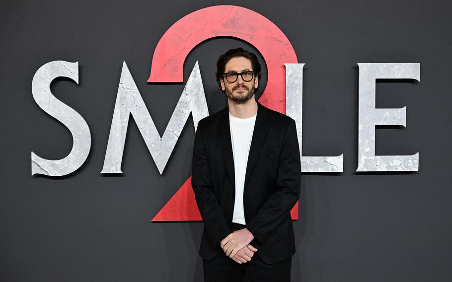 Director Parker Finn attends a special screening of his “Smile 2” at Odeon Luxe Leicester Square on Oct. 8 in London. Finn is also working on a remake of the 1981 cult film “Possession.”