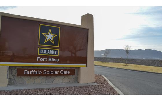 Sgt. Carmen J. Ironhawk, who is assigned to Fort Bliss, Texas, is ...