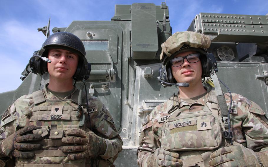 Members of Alpha Battery, 1st Battalion, 77th Field Artillery Regiment