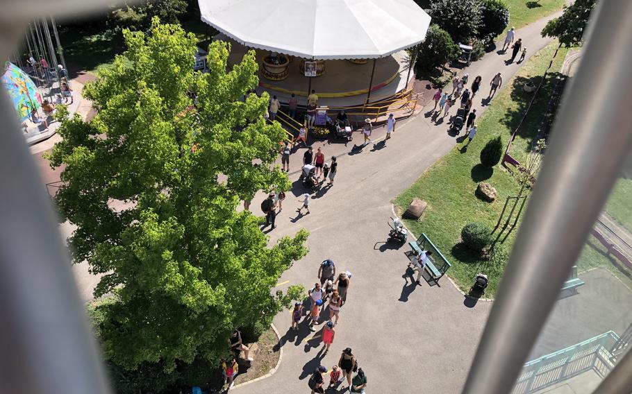 Even in August, the crowds are thin at under-the radar amusement park Didiland in Morsbronn-les-Bains, France.