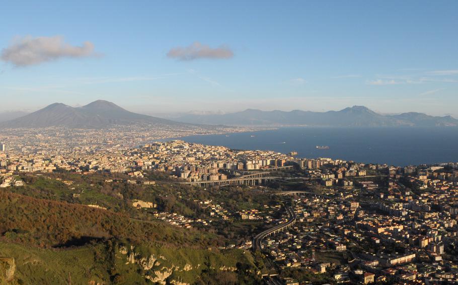 Naples, Italy, sits on a stunning coastline and landscape with volcanic activity. While Mount Vesuvius, in the background, is often considered the greatest eruption threat in the area, volcanologists say Campi Flegrei, a large volcanic caldera situated to the city’s northwest, may be just as dangerous. 