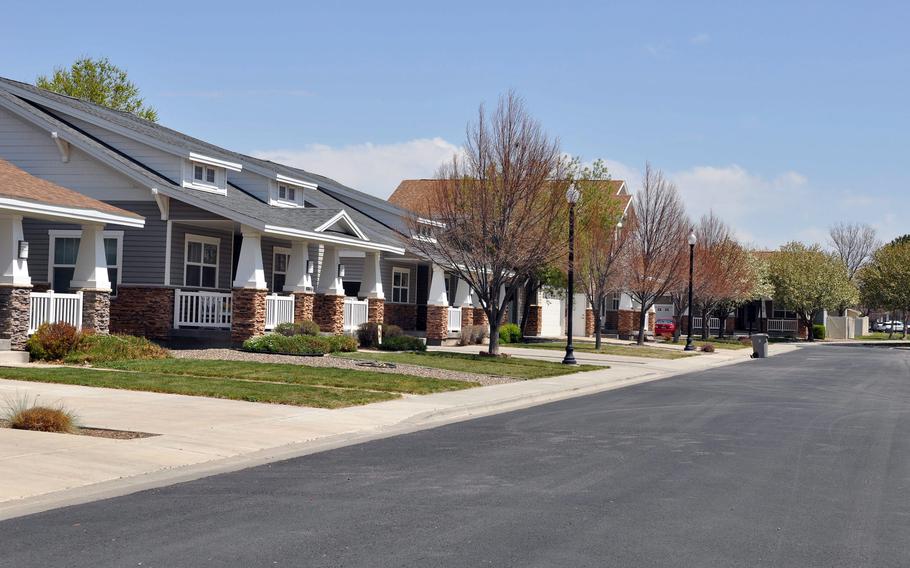 Housing at Mountain Home Air Force Base, Idaho