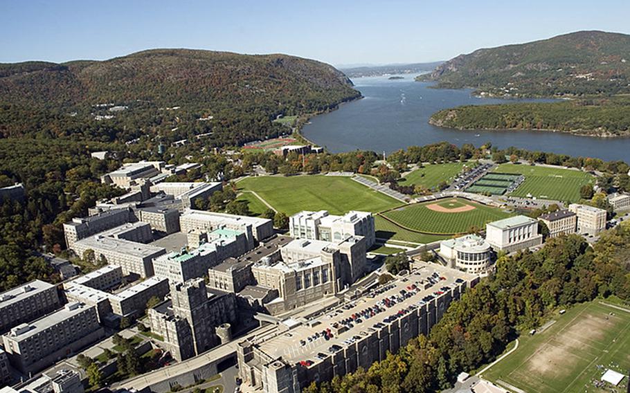 An overhead view of the U.S. Military Academy.