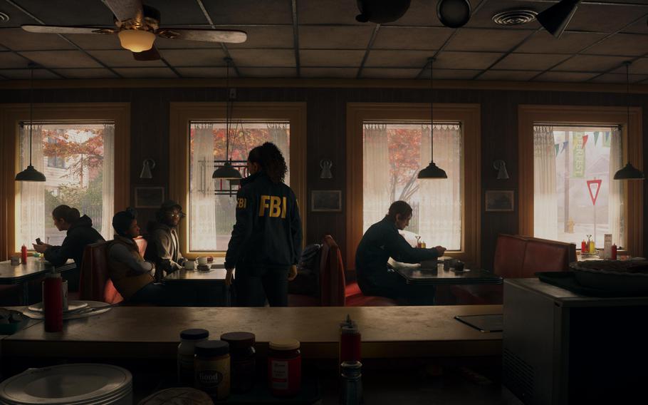 Alan Wake 2 evokes “Twin Peaks” and “Lost Highway” by featuring multiple protagonists, including two coffee-addicted FBI agents investigating bizarre murders in a sleepy Pacific Northwest town. 