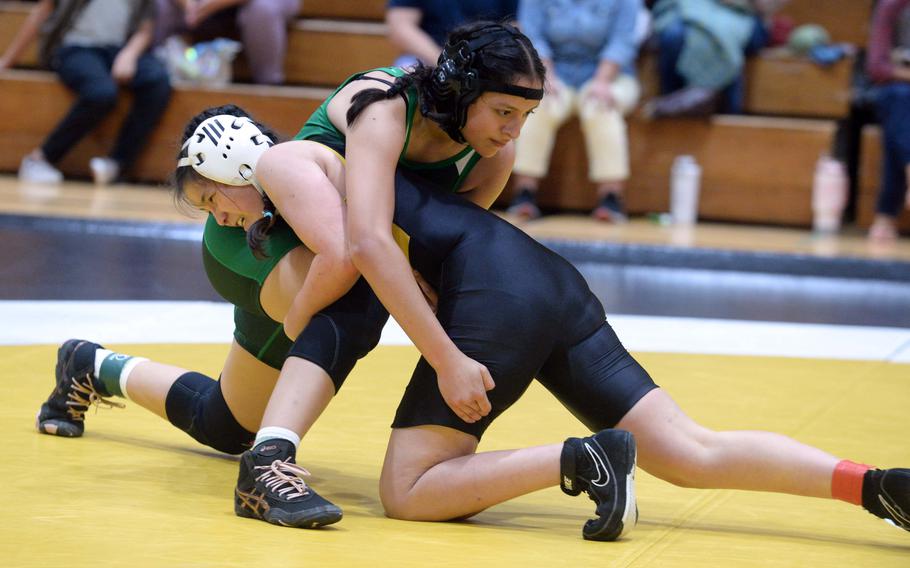 Mia Espiritu won her first wrestling match.