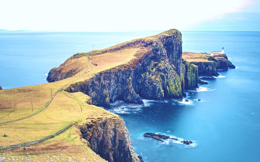 Sunrise over the Neist Point Lighthouse