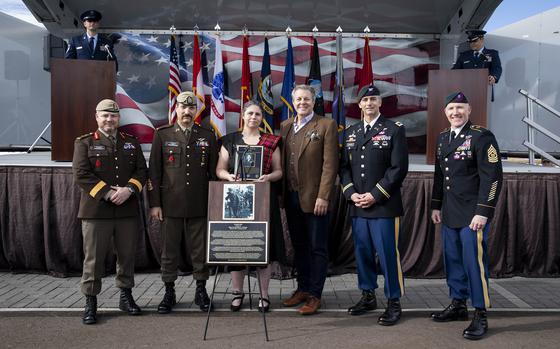 The dedication ceremony for Special Operations Command North on Peterson Space Force Base.