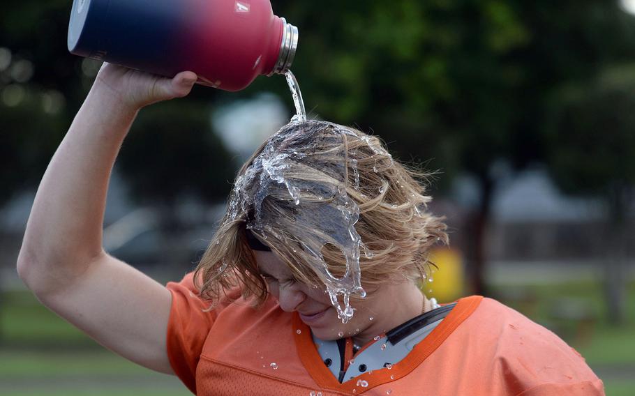 After playing for Osan a season ago, senior quarterback Josh Low is cooling it down with Yokota.