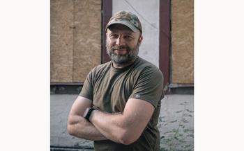 Mikhail, 46, who goes by the call sign “Brain,” is a commander of a mortar battery fighting in the Donetsk region.