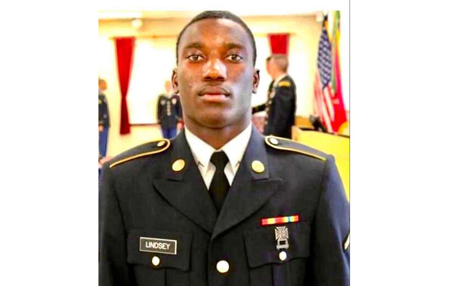 Spc. Carlito Lindsey’s military honors include an Army Achievement Medal and National Defense Service Medal.