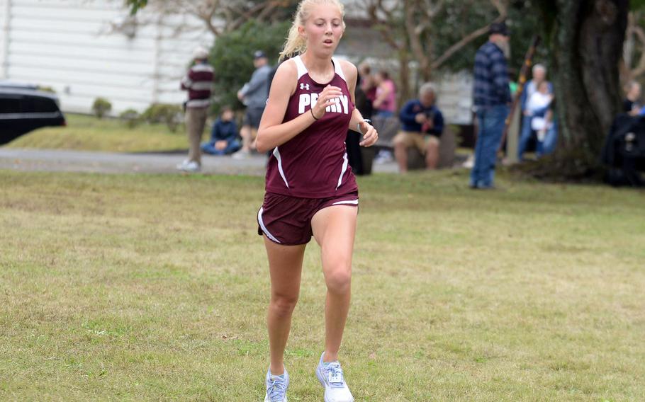 Senior Jane Williams of Matthew C. Perry won the Division II title in last year's Far East virtual cross country meet.