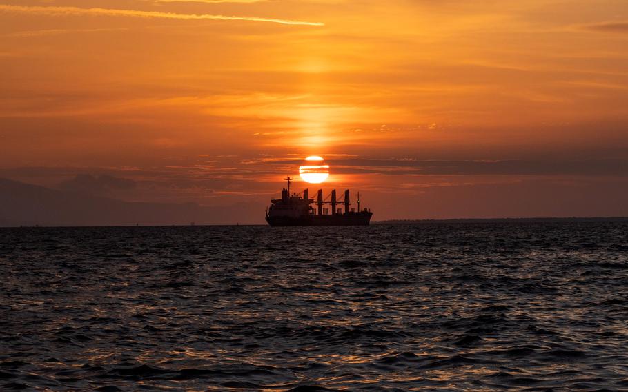 A vessel near Izmir, Turkey. 