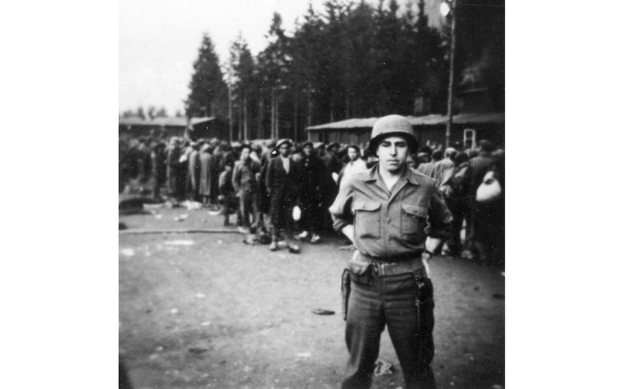 Elements of the 3rd Cavalry Group (Mechanized) liberated Ebensee concentration camp in Austria on May 6, 1945.