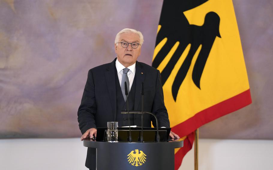 German President Frank-Walter Steinmeier