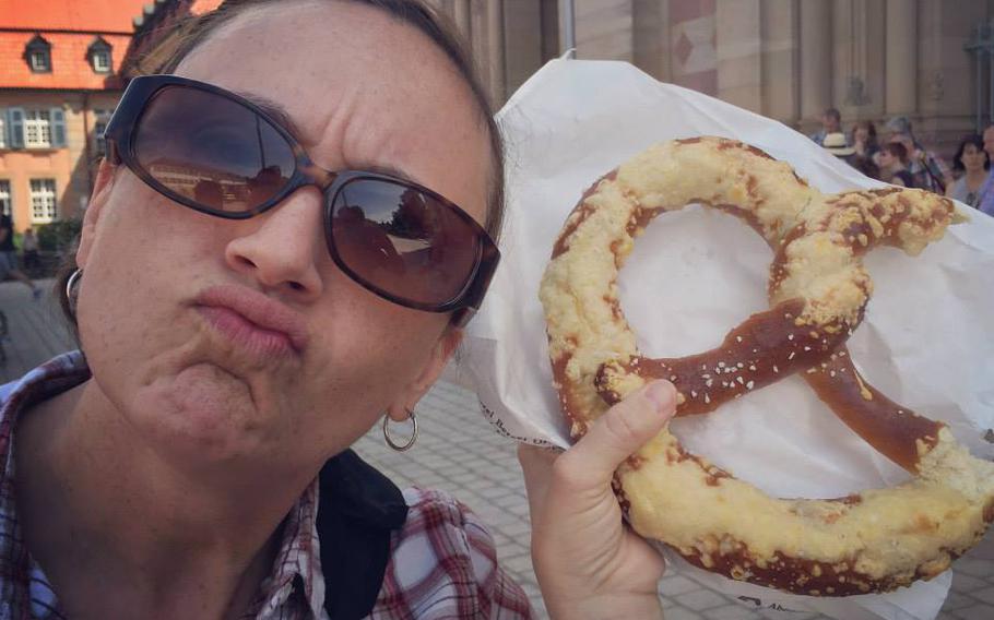 Pretzel’s as big as your head at the Speyer Bretzelfest