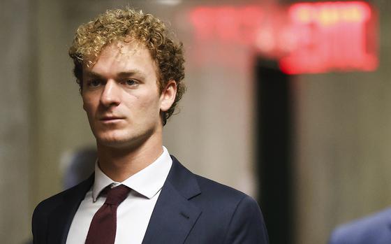 Daniel Penny walks towards the courtroom, Friday, Dec. 6, 2024, in New York. (AP Photo/Heather Khalifa)