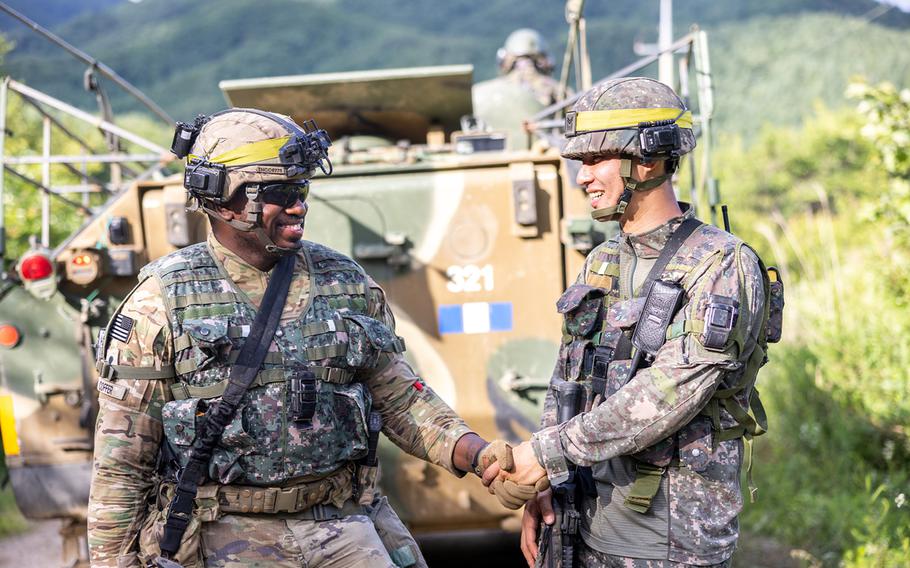 south korean army training