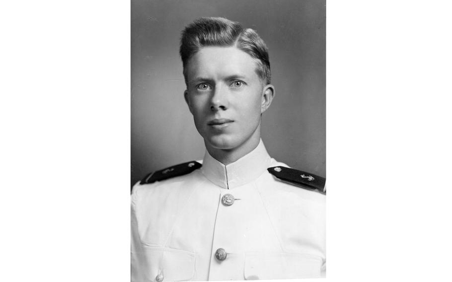 Lieutenant James Earl “Jimmy” Carter Jr. in his Navy uniform.