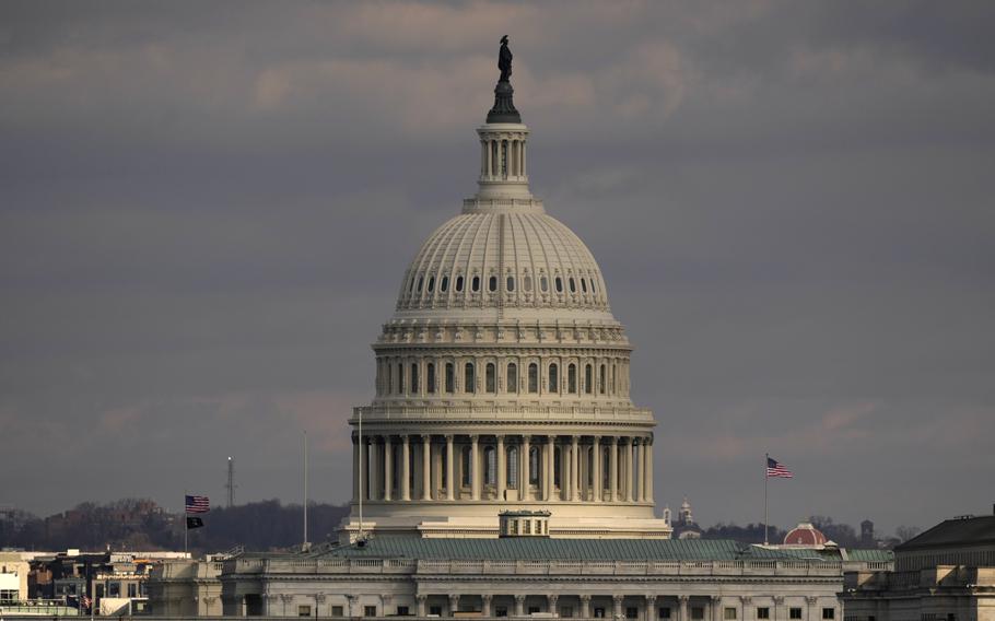 The U.S. Capitol building.