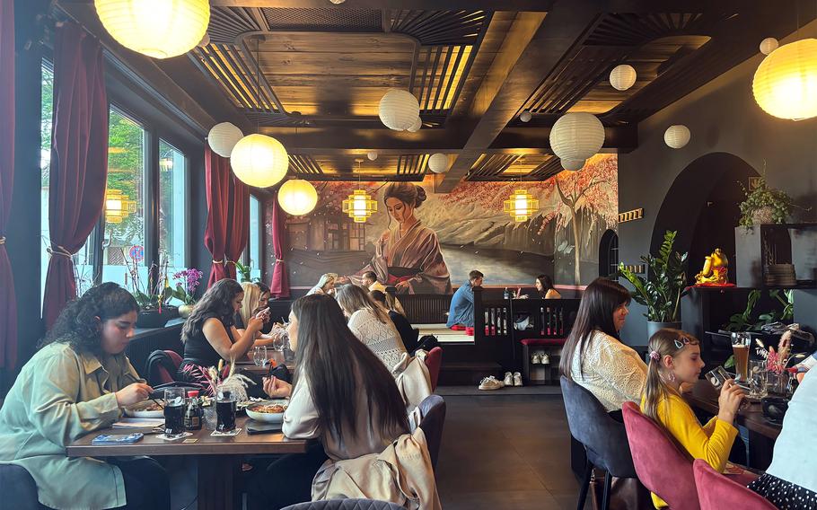 Kaiza, seen here on May 11, 2024, is a hip, new, Asian fusion restaurant making waves in the Bavarian city of Weiden, Germany, a short distance from Tower Barracks in Grafenwoehr.