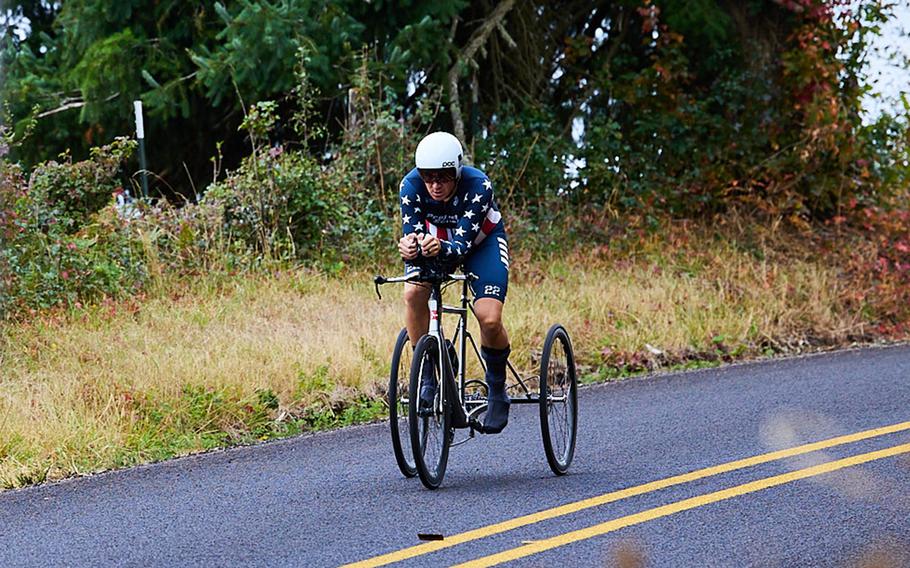 Marine Corps veteran Dennis Connors will be competing in the para cycling men's T2 time trial and road race on Sept. 4 and Sept. 7, 2024, respectively, during the 2024 Paris Paralympics.