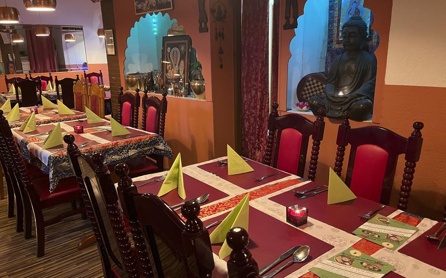 Nepalese restaurant in Wiesbaden, Germany.