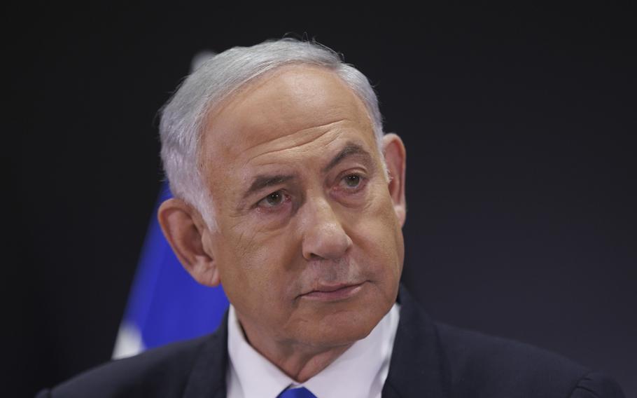 Israeli Prime Minister Benjamin Netanyahu.