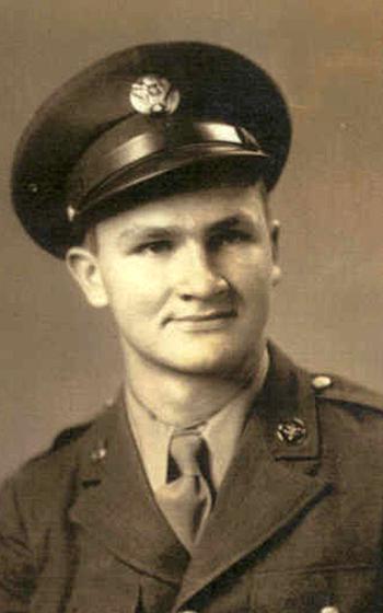 Lester Schrenk in uniform.